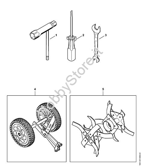 Attrezzi, accessorio a richiesta BC 230 BC 230 brand Stihl